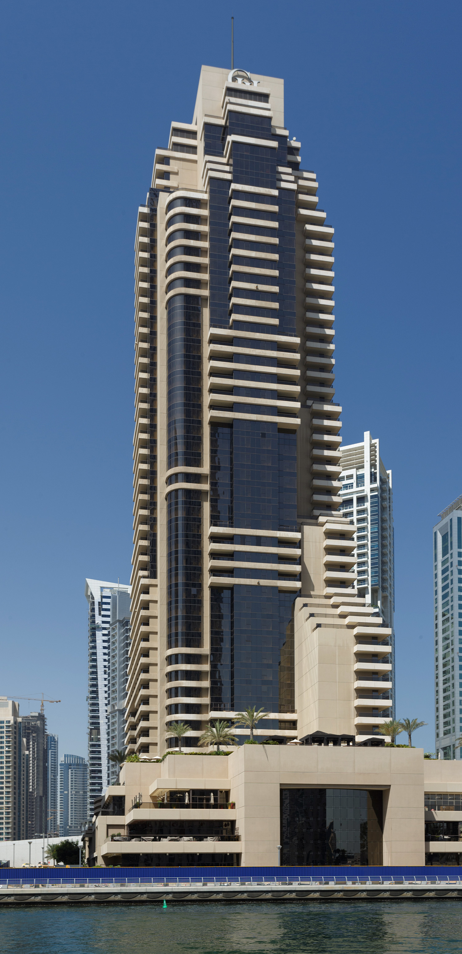 Grosvenor House West Marina Beach, Dubai - View across the Marina. © Mathias Beinling